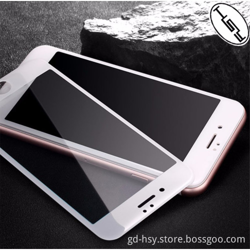 HUYSHE Perfect 100% 0.26mm 9h 3D full cover tempered glass screen protector for iphone 7